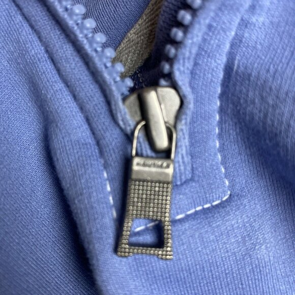 Nautica Sweater Men XL Blue Cotton Pull Over Quarter Zip Sweatshirt Casual Yacht - Picture 8 of 9